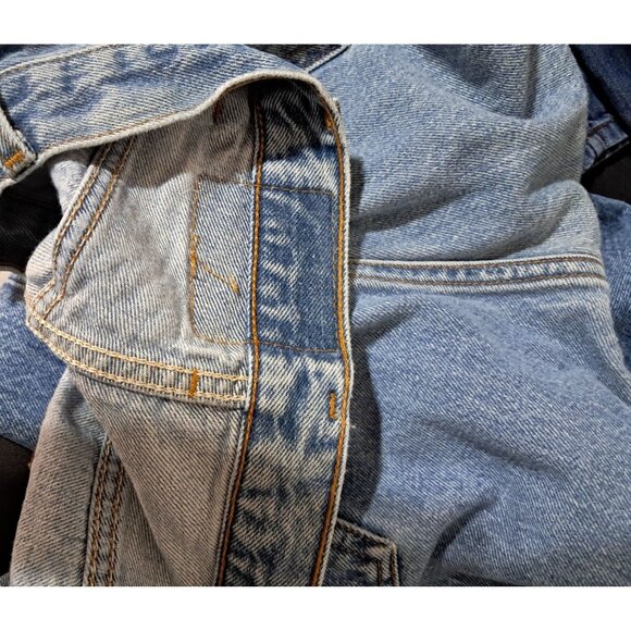 Vintage 90s Levis 501 Made in USA W40 L32 LIght Wash Whiskered Fade 553 Factory - Picture 10 of 11